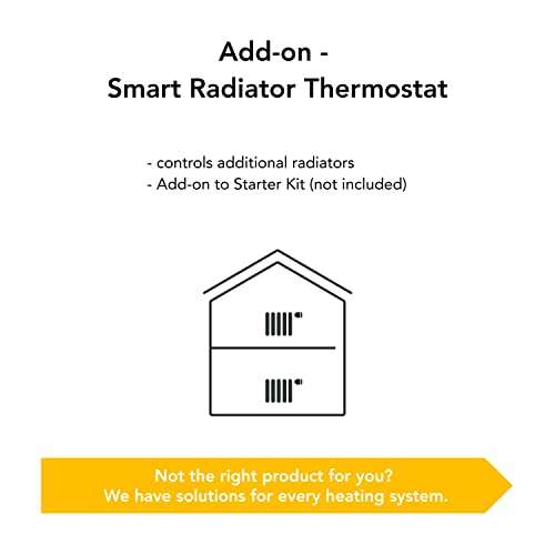 tado° Smart Radiator Thermostat - Wifi Add-On Smart Radiator Valve For Digital Multi-Room Control, Easy Installation £49.99 @ Amazon