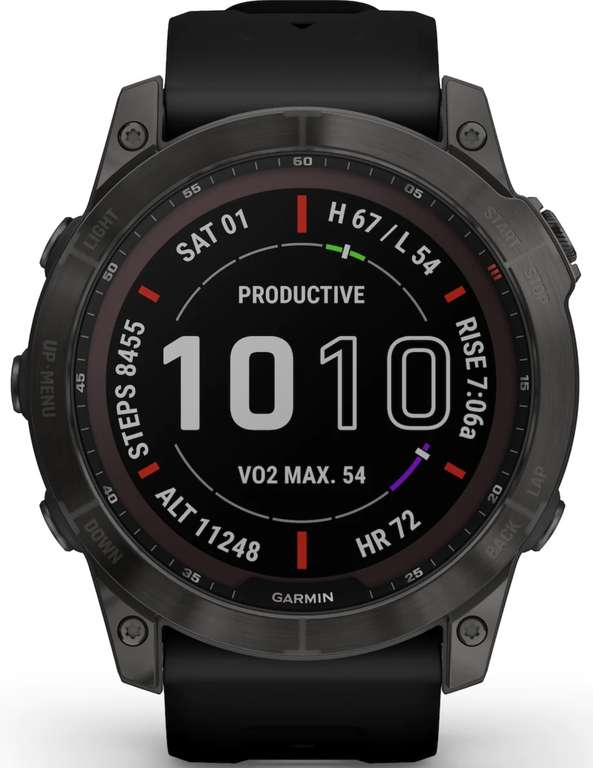 Garmin Watch Fenix 7X Sapphire Carbon Grey Titanium £503 with code @ Jura Watches