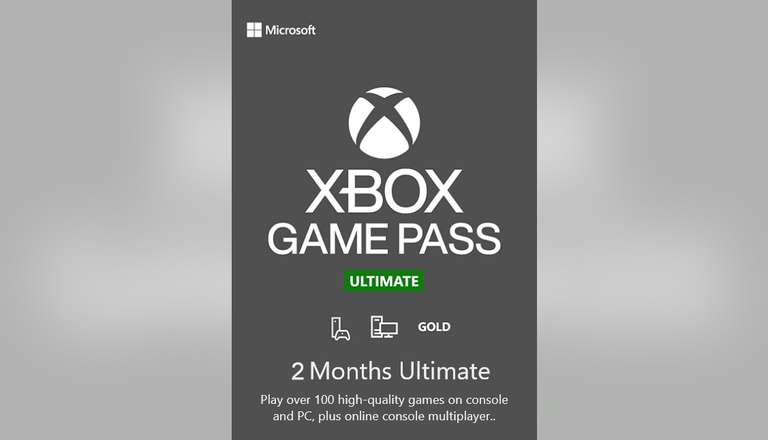 1 Month Xbox Game Pass Ultimate (Xbox / PC) Non-stackable £2.79 / 2 Month Xbox Game Pass Ultimate Trial (New Accounts Only) £2.99 @ CDKeys
