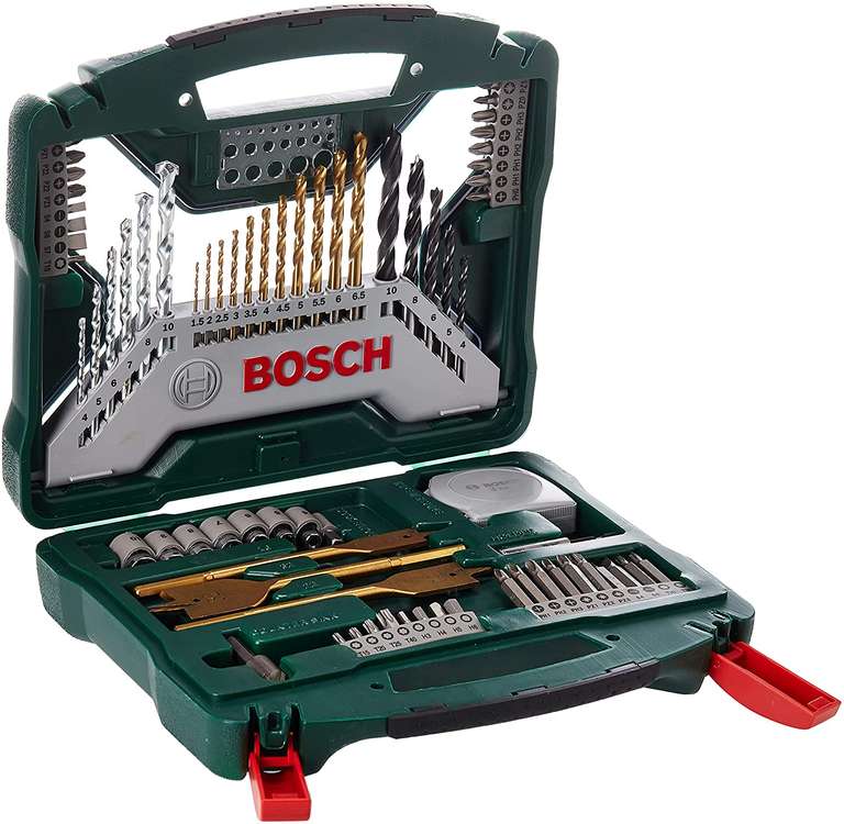 Bosch 70-Pieces X-Line Titanium Drill and Screwdriver Bit Set (for Wood, Masonry and Metal, Accessories Drills) £16.11 @ Amazon