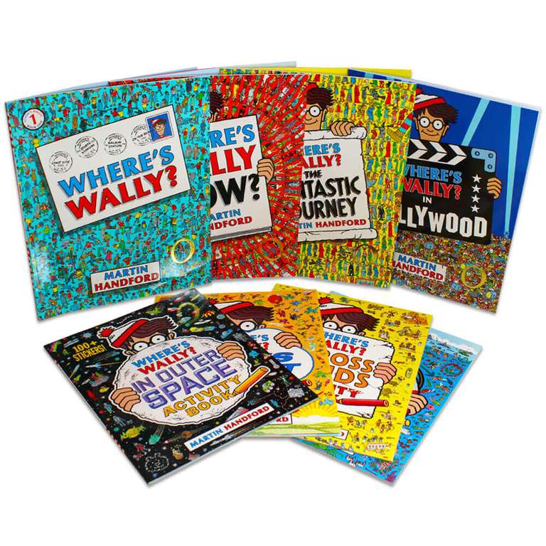 Where’s Wally? 8 Book Ziplock Collection - £15 + Free Delivery With Code @ The Works