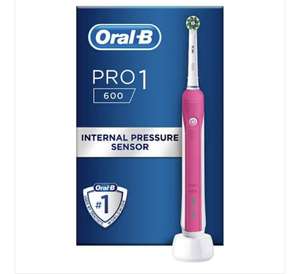 Oral-B Pro 1 Pink Special Edition Electric Toothbrush - Free C&C