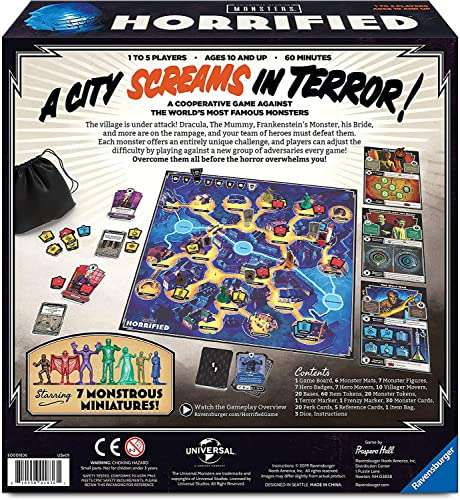 Horrified: Cooperative Board Game - £27.49 @ Amazon