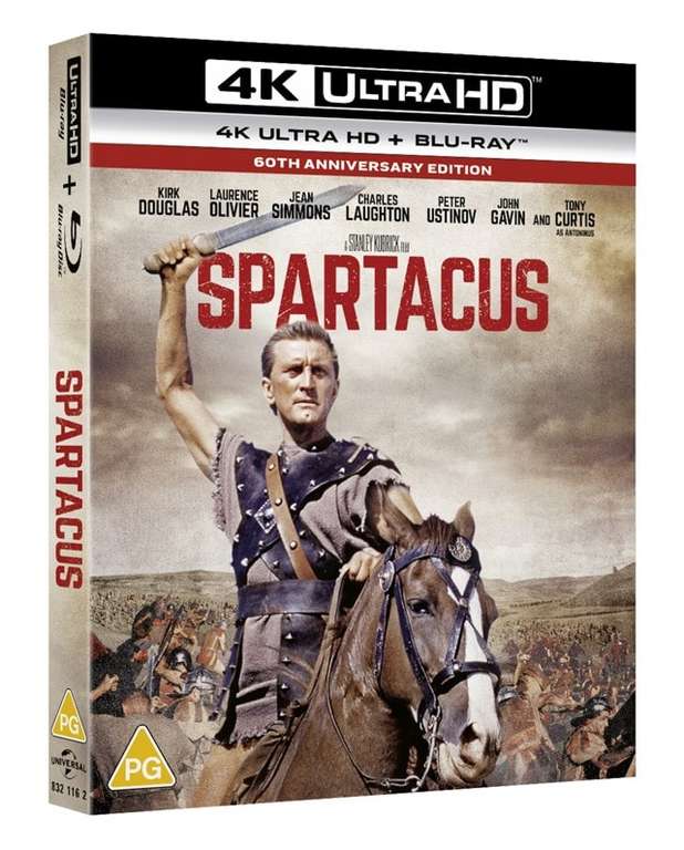Spartcus 4k Blu Ray with code (Free Click & Collect)