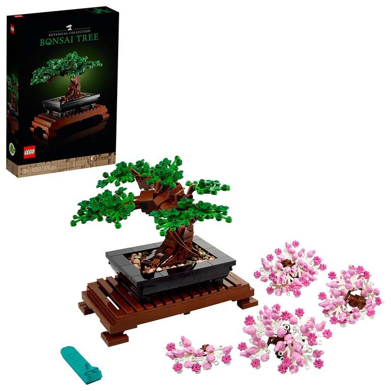 LEGO Icons 10281 Botanical Collection Bonsai Tree Flowers Set £29.99 (Free Collection / Free delivery) @ Smyths