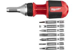 Milwaukee Compact Screwdriver with Ratchet Function 8 in 1 (Delayed Dispatch)