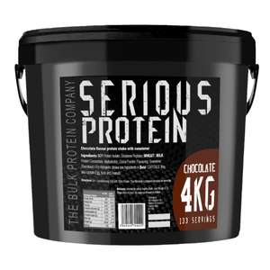 The bulk Protein Company Serious protein 4kg x 2 with code