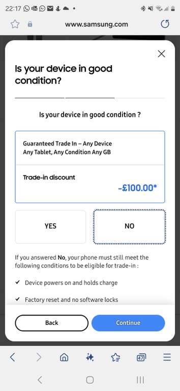 Samsung Galaxy Tab S9 fe 6gb/128gb wifi + Free buds FE (Up To £100 Trade In) via samsung EPP