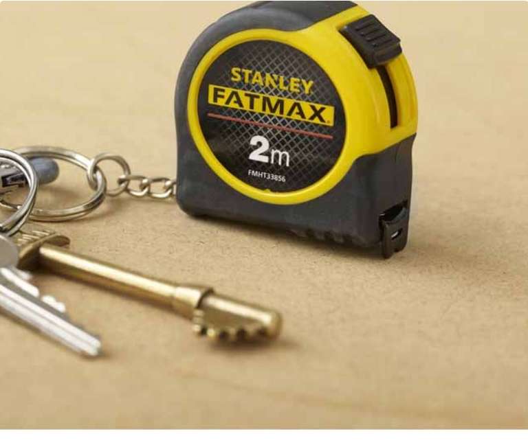 Stanley Fatmax Key Chain Tape 2m - £2.80 + Free Click & Collect @ Wilko