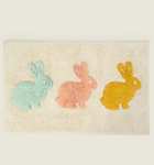 Multi Colour Bunny Bath Mat - Free C&C