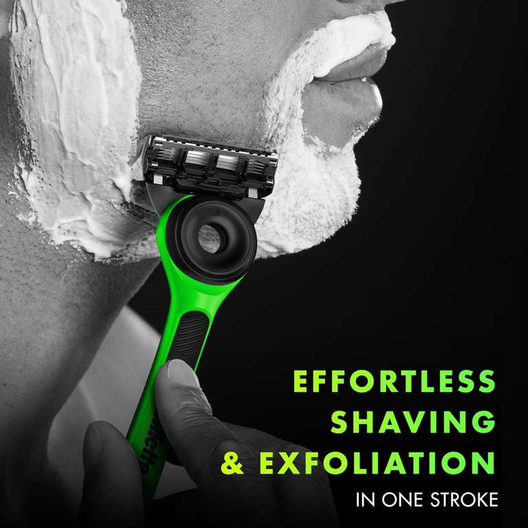 Gillette Labs with Exfoliating Bar, Razer Limited Edition, Razor and Travel Case for Storage On The Go, 1 Handle - 2 Blades, Stand