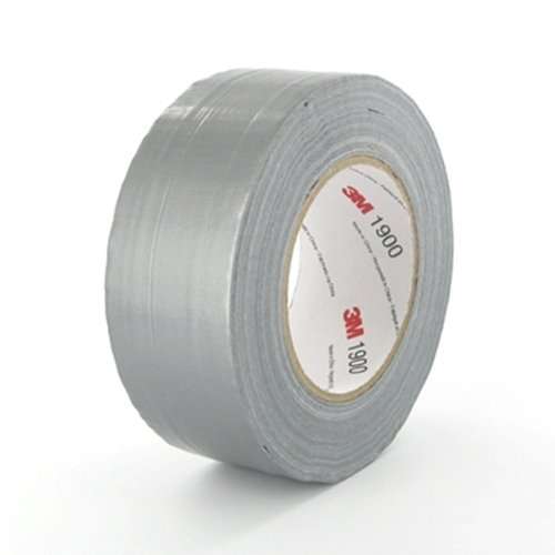 3M 1900 Value Duct Tape Silver-Grey for all Repairing, Labelling and Sealing Jobs, 50 mm x 50 m (£3.05 S&S)