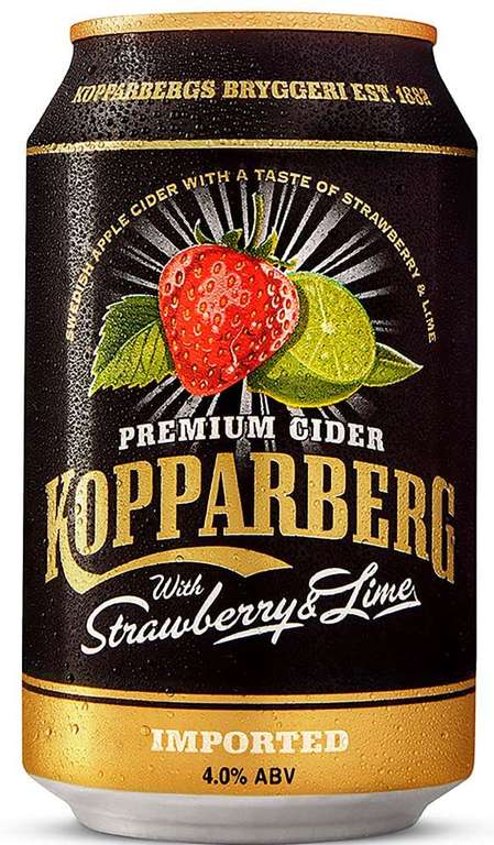 Kopparberg Fruit Cider Variety Mixed Case of 12x330ml cans £9.99 at Amazon