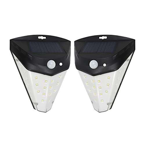2-pack solar-charged LED outdoor lights with motion sensor £6.99 - Sold By Uking Online / Fulfilled by Amazon