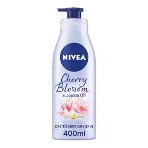Nivea Body Lotion Cherry Blossom & Jojoba Oil Fast Absorbing for £4.50 @ Asda