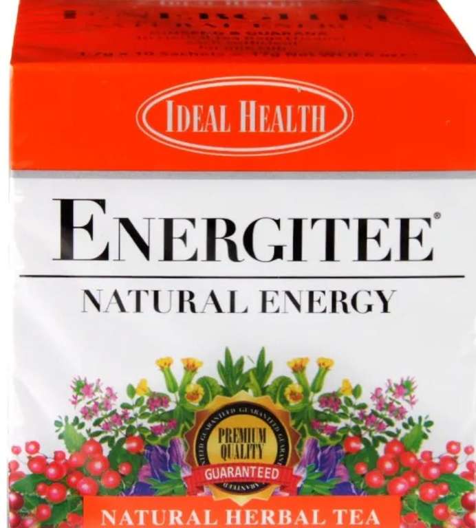 Ideal Health Energitee 10 Tea Bags reduced to 49p with Free Collection @ Holland & Barrett Outlet