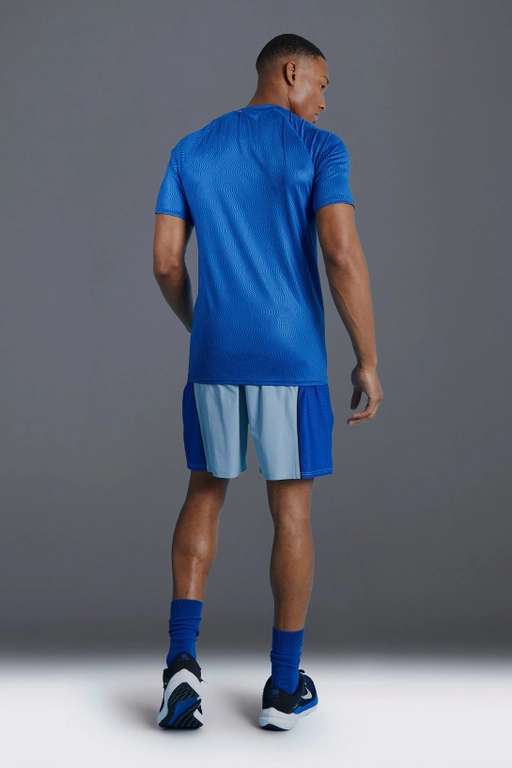 Men’s Active Colour Block Pannelled Gym Shorts (Sizes XS-XL) - Extra 15% Off + Free Delivery W/Codes