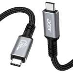 Acer USB4 USB-C to USB-C Cable ( 1M / 8K60 / 40GBPs / 240W / Thunderbolt 3 and 4 ) w/voucher @NewEase Tech Gadget Store/FBA