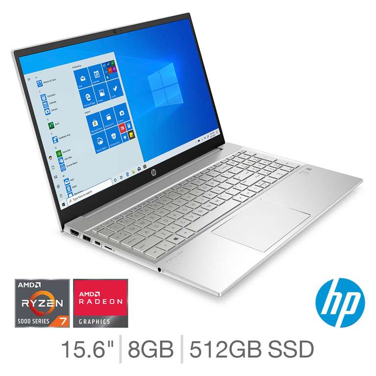 HP Pavilion, AMD Ryzen 7, 8GB RAM, 512GB SSD, 15.6 Inch Laptop, 15-eh1014na £549.98 Delivered @ Costco (Membership Required)