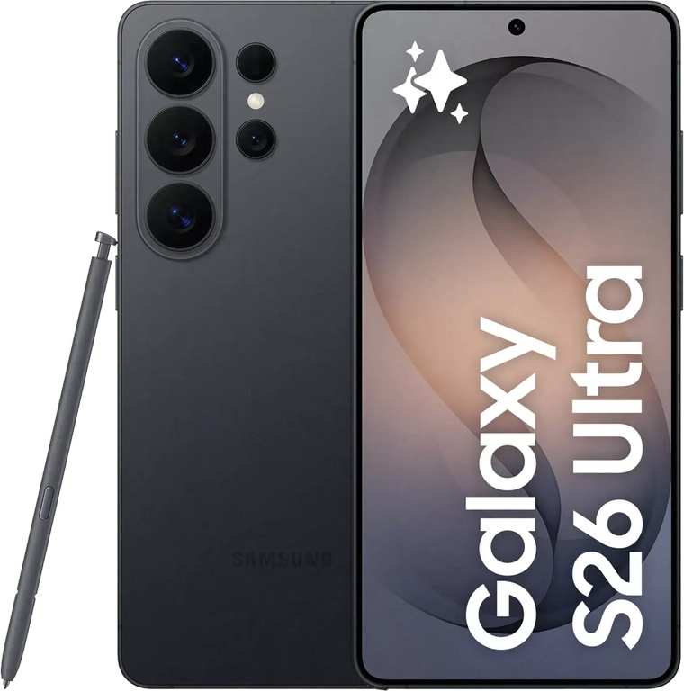 Samsung Galaxy S26 Ultra Smartphone - Via EPP - 256GB - £609 Upfront - O2 100GB - £20pm/24m - Potential Less with Trade In + Cashback
