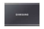 Samsung T7 Portable SSD - 2 TB - USB 3.2 Gen.2 External SSD Titanium Grey - £94.89 Prime Exclusive Deal @ Amazon