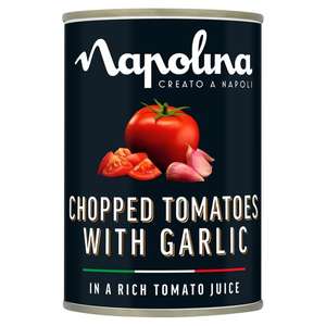 Napolina Chopped Tomatoes & Garlic 400G - Clubcard Price