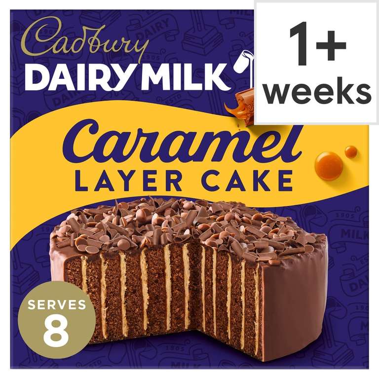 Cadbury Dairy Milk Caramel Layer Cake - Clubcard Price