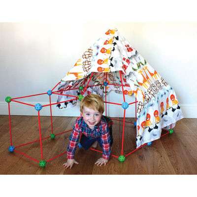 Build Your Own Den - 75 Piece Kit Now Just £10 with Free Click and Collect From The Works