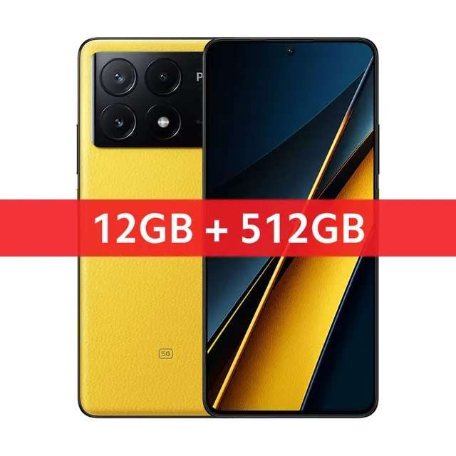 POCO X6 Pro 5G Global 12/512GB 6.67" 1.5K AMOLED DotDisplay 64MP 67W turbo charging NFC, Sold By POCO Official Store