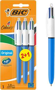 Bic 4 Colours Original Retractable Ballpoint Pen Pack of 3 - 50p instore @ Morrisons (Bishop Auckland)