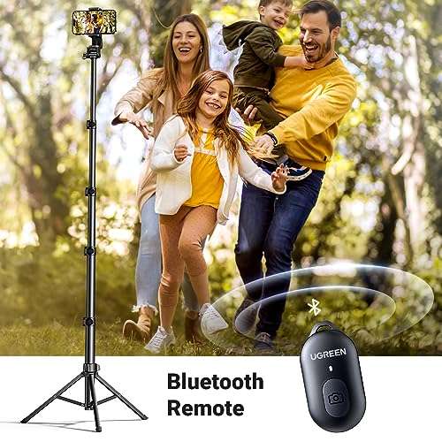 UGREEN iPhone Tripod Selfie Stick 1.8m with Bluetooth Remote w.code at UGREEN GROUP LIMITED UK