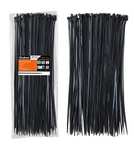 Oksdown 100 Black Plastic Cable Ties, Heavy Duty Strong Nylon Premium Self Locking (300mm x 3.6mm) - Sold by Oksdown (LongTian)-UK / FBA