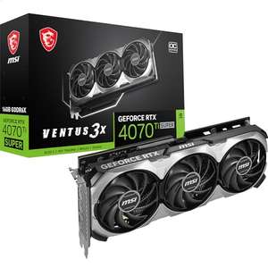 MSI GeForce RTX 4070 Ti SUPER 16G VENTUS 3X OC Graphics Card - Used: Very Good - Sold by Amazon Warehouse