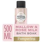 Imperial Leather Pampering Bath Soak - Rich & Creamy Bubble Bath with Mallow & Rose Milk Fragrance - (4 X 500ml) £4.80 at Amazon