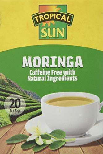 Tropical Sun Tropical Sun Moringa Tea, 1 box of 20 £1.20 @ Amazon
