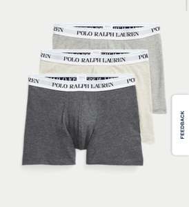 Ralph Lauren 3 pack stretch boxers £18 delivered with code @ Ralph Lauren
