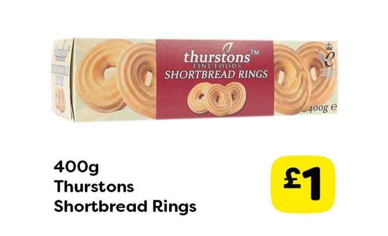 400g Thurstons Shortbread Rings