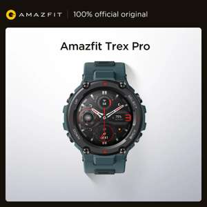 Refurbished Amazfit T-Rex Pro Smartwatch SpO2 & Temperature Measurement/100+ Sports Modes/18-Day/10 ATM w/code@ amazfit Overseas discount
