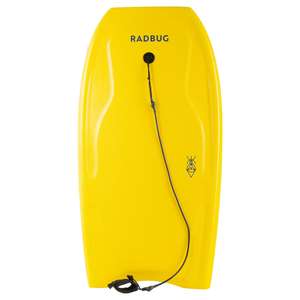 Decathlon Radbug 100 bodyboard with wrist leash in three sizes (kids to young adult) for £24.99 click & collect @ Decathlon