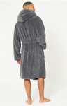 Catonic Bath robe, dressing gown in black with code