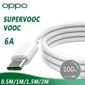 OPPO Supervooc Vooc Usb C Cable £3.09 / £1.35 Delivered "Welcome deal" @ Aliexpress / Accessory Pro Store