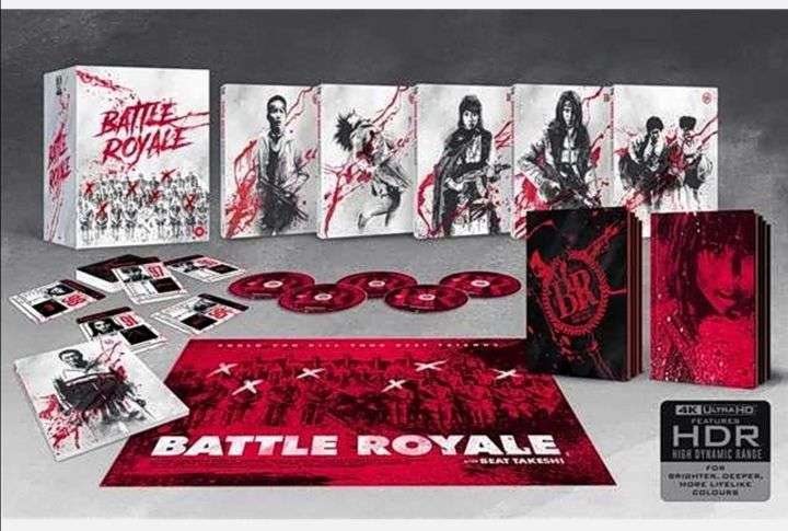 Battle Royale: Limited Edition 4K Ultra HD + Blu-Ray Collection £39.99 @ HMV
