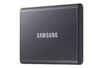 Samsung T7 Portable SSD - 2 TB - USB 3.2 Gen.2 External SSD Titanium Grey (MU-PC2T0T/WW) £139.06 at Amazon Germany