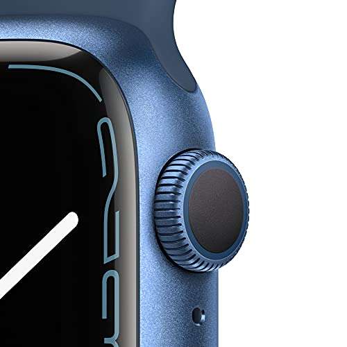 Apple Watch Series 7 (GPS) - Blue Aluminium with Abyss Blue Sports Band, 41 mm - £176.97 @ Currys