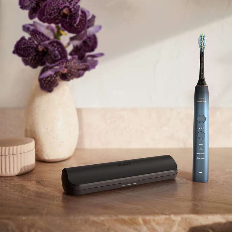 Philips Sonicare DiamondClean 9000 Series Power Electric Toothbrush Special Edition - Sonic Brush, Dark Blue, 1 x C3 Premium Plaque Control