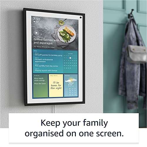 Echo Show 15 | Full HD 15.6" smart display with Alexa and Fire TV built in (remote not included) £199.99 Prime Exclusive Deal @ Amazon