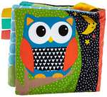 Infantino Multicoloured Fabric Crinkle Book