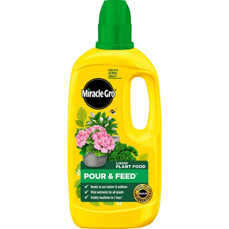 Miracle-Gro Pour and Feed Liquid Plant Food, 1L - with voucher (£2.60 - £3 with S&S)