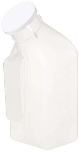 Male Urinal, Long Neck Incontinence Bottle for Men, Lid to Prevent Spillage £4.25 @ Amazon