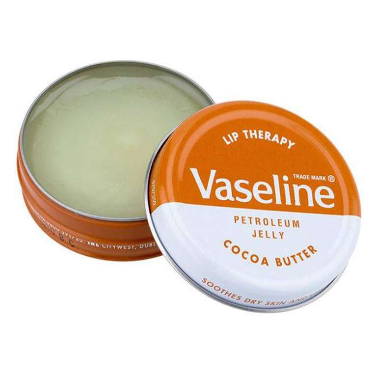 Vaseline Lip Therapy Cocoa Butter Lip Balm Tin 89p at Asda